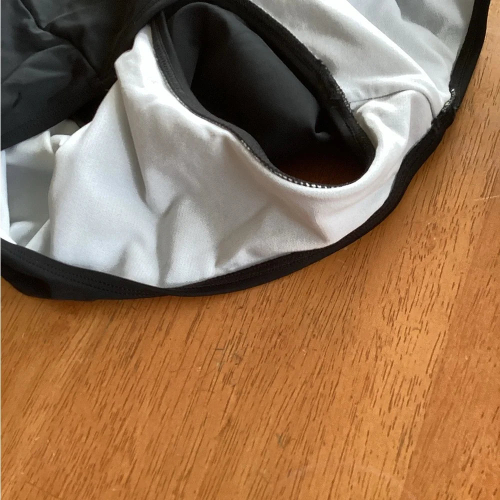 Cupshe Olive and Black Wrap Colorblock Swimsuit - XL